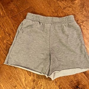 Medium grey sweat shorts from forever 21